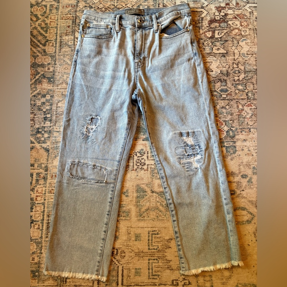 J. Crew Point Sur high rise straight leg jeans, Women’s 29 Petite